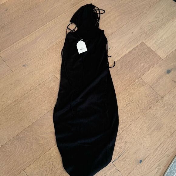 $318 Revolve x Rumer Willow Cut Out Maxi Dress black Size XS m3 - Picture 7 of 8